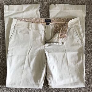 American Eagle Cream Pants size Long 16